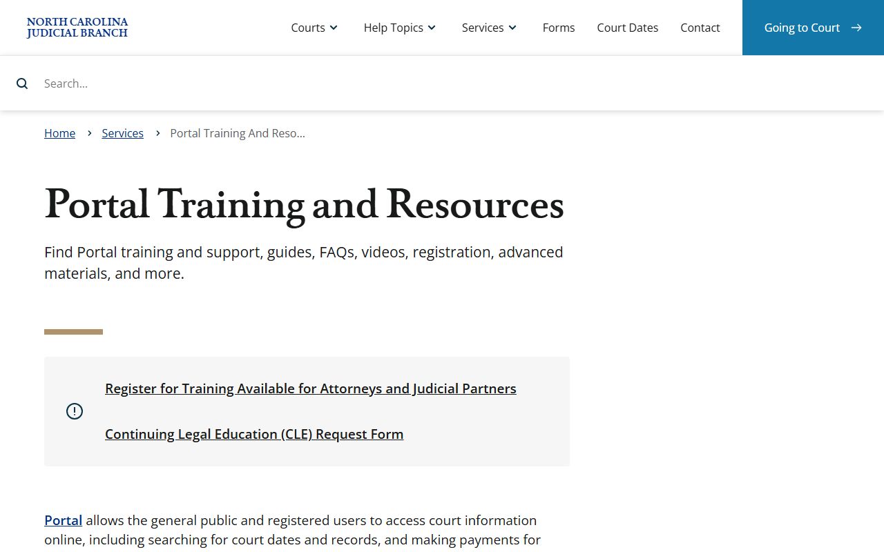 Warren County court records after jail custody Portal training screenshot